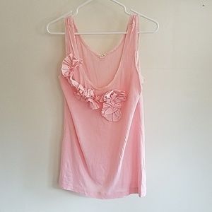 J. Crew pink tank top, size small